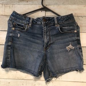 American eagle high shortie shorts